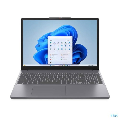 PC portable Lenovo IdeaPad 15IRH10 i5-13420H avec écran 15,6 pouces Full HD ouvert