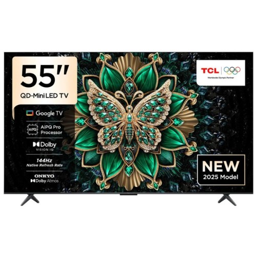 Téléviseur TCL C6K Premium QD- Mini LED 55"– 4K HDR Google TV